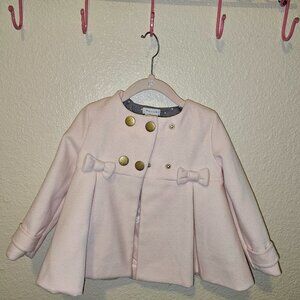 Light pink tahari baby girl coat (18-24) months old